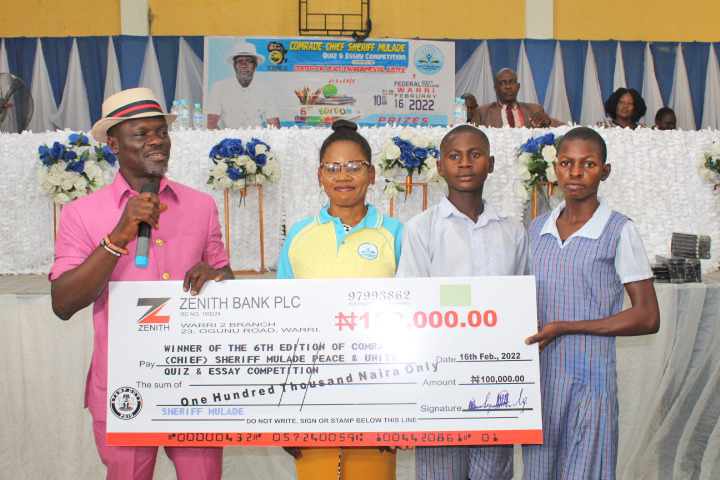 6th Edition: Love Afodu Standard School, Kpakiama Secondary School Emerge Winners of Comrade Sheriff Mulade Inter-LGAs Quiz and Essay Competition