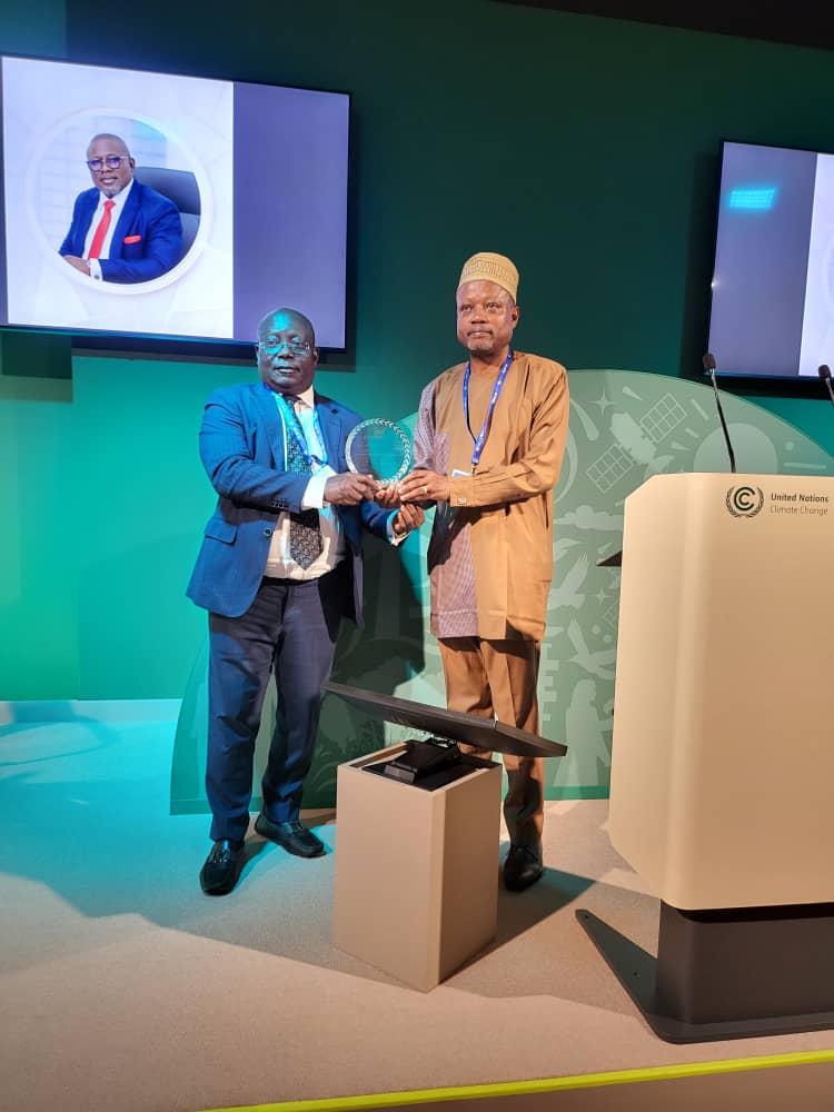 COP28: DESOPADEC Chair, Nani Bags Climate Change Advocacy Award COP28: DESOPADEC Chair, Nani Bags Climate Change Advocacy Award